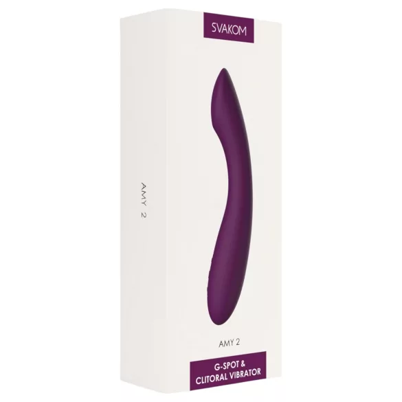 Svakom Amy 2 - G-točka vibrator, polnjenje, vodoodporen, vijoličen