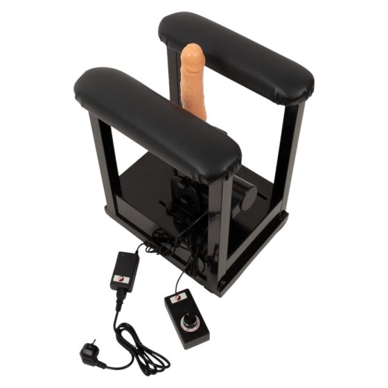 The Banger Sit-On-Climaxer - stroj za seks z močjo (črna)