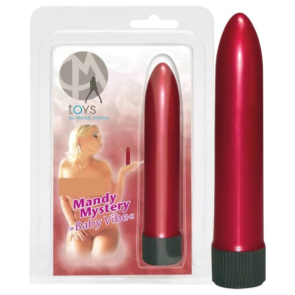 Mini vibrator - biserna rdeča
