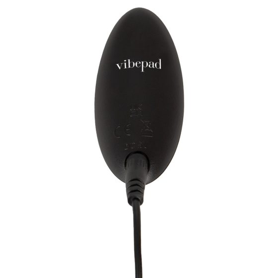 VibePad 3 - radijsko voden vibrator za G-točko, ki ga je mogoče polniti (črn)