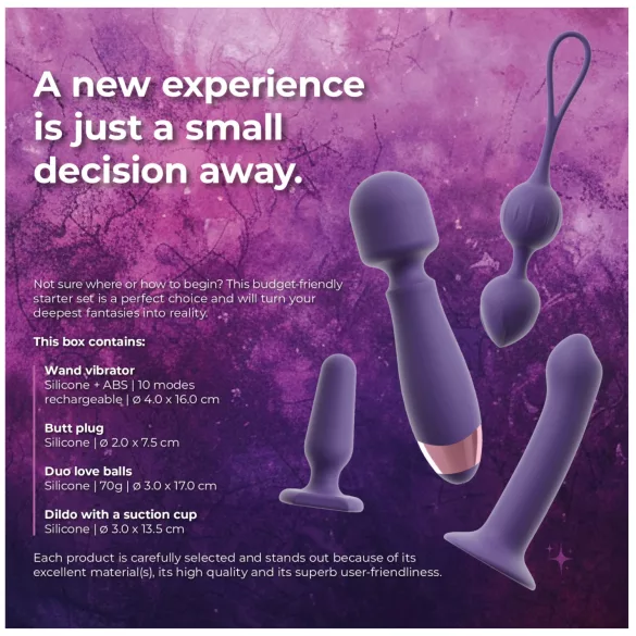 Magic Shiver Feminine - komplet za ženske - 4-delni set za seks