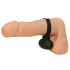 Črni vibrirajoči obroč za penis