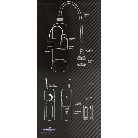 Penis pumpa z vibracijo