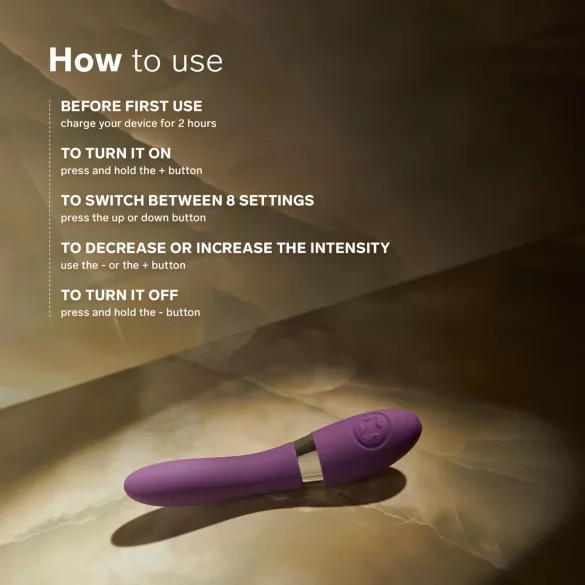 LELO Elise 2 - vibrator za stimulacijo - luksuzni - vijoličen
