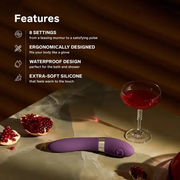 LELO Elise 2 - vibrator za stimulacijo - luksuzni - vijoličen