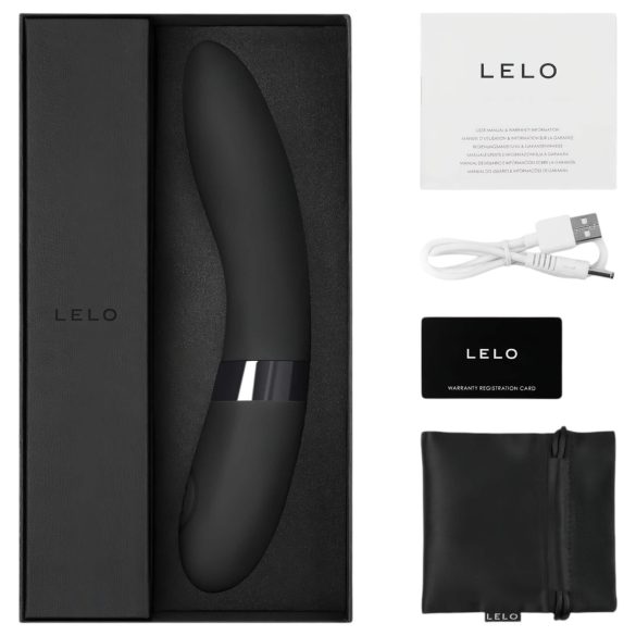 LELO Elise 2 - luksuzni vibrator (črn)