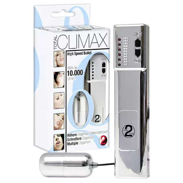 You2Toys Climax - Vibracijsko jajce - srebrna barva