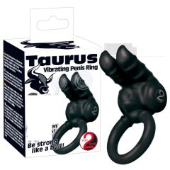   You2Toys - Taurus - vibracijski obroček za penis z dvojnim motorjem (črn)