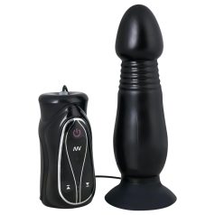 You2Toys - analni vibrator z vzmetjo - črn