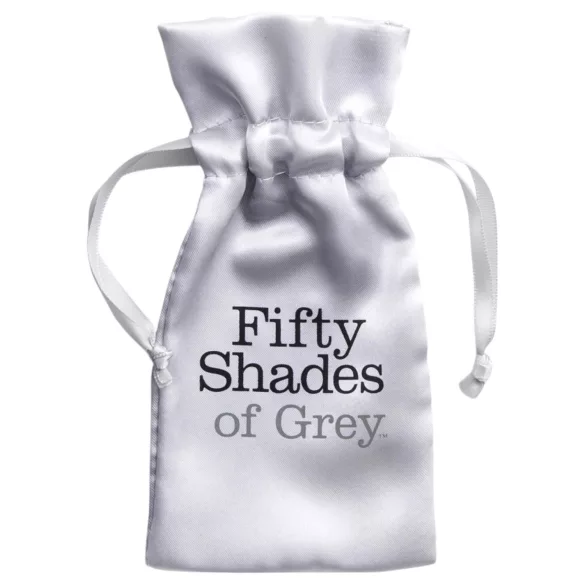 Fifty Shades of Grey - vibracijski obroč za penis - črna