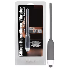 You2Toys - dilator z vibracijo - silikon - siva 6 mm