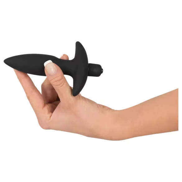 Black Velvets - analni vibratorni čep - majhen