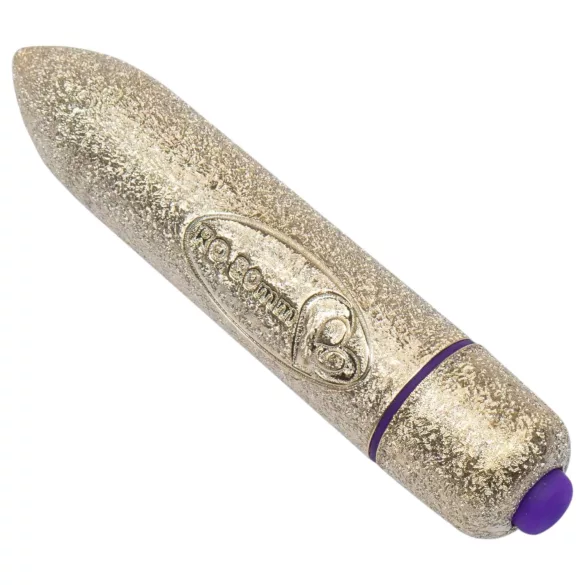 RO-80mm - mini vibrator v obliki šminke - 7 načinov - zlata