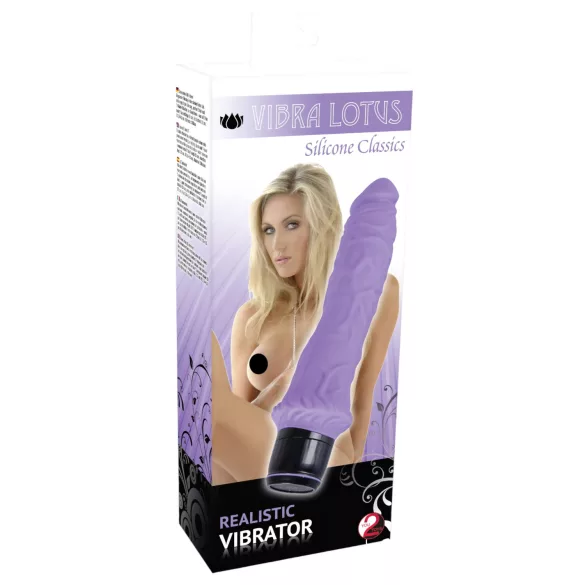 You2Toys - realistični vibrator - lila