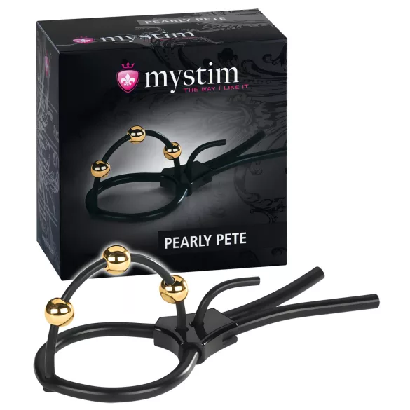 mystim Pearly Pete - penisni elektro stimulater
