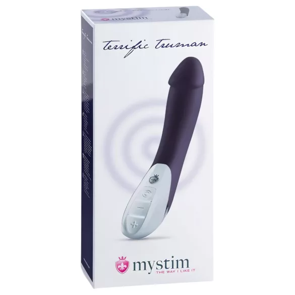 mystim Terrific Truman - vibratorski masažer z 2 motorjema - modra