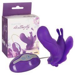 Flutter Butterfly - silikonski intimni vibrator (vijolična)