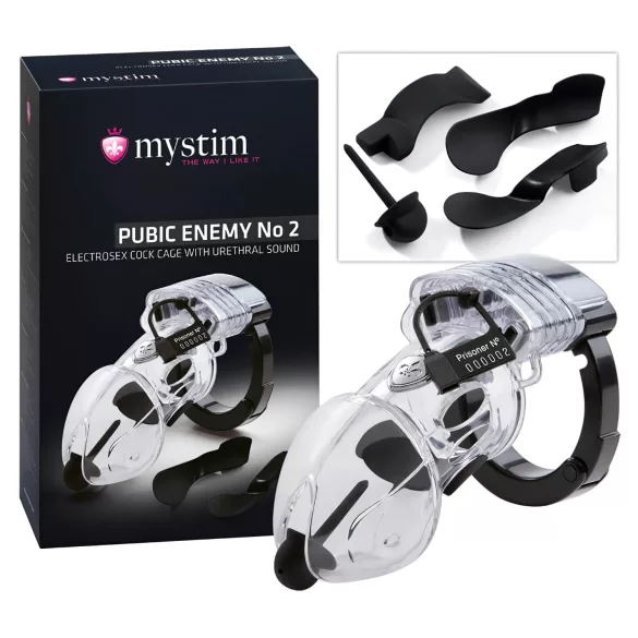 mystim Pubic Enemy No 2 - elektro penisova kletka