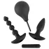 Black Velvets - analni vibrator set - 4-delni