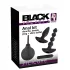 Black Velvets - analni vibrator set - 4-delni