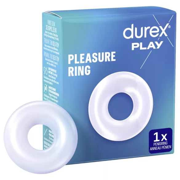 Durex - erekcijski obroček - podaljšuje erekcijo - prozoren