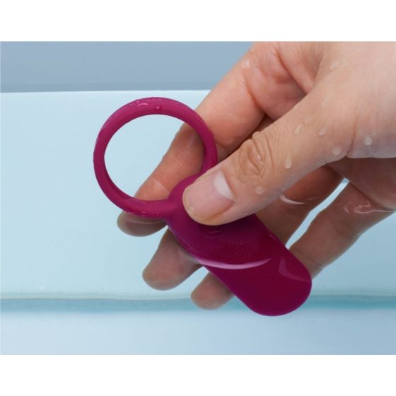 TENGA Smart Vibe - vibracijski obroček za penis (rdeč)