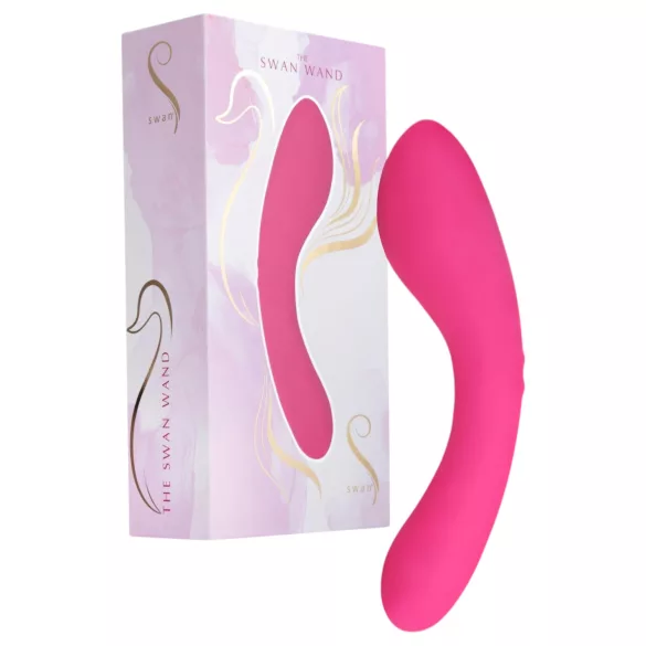 The Swan Wand - masažni vibrator - akumulatorski - roza