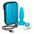b-Vibe - analni vibrator z vrtljivo kroglico - polnjenje - turkizen
