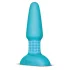 b-Vibe - analni vibrator z vrtljivo kroglico - polnjenje - turkizen