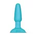 b-Vibe - analni vibrator z vrtljivo kroglico - polnjenje - turkizen
