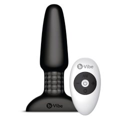   b-Vibe - vrtljiv brezžični analni vibrator s kroglicami (črn)