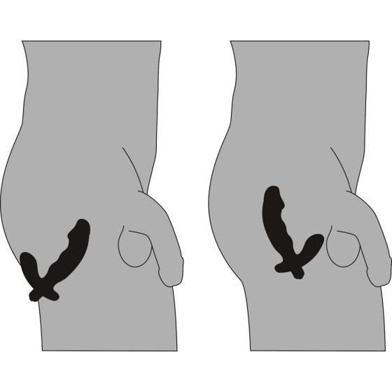 Rebel - Vibrator za prostato penisa (črn)