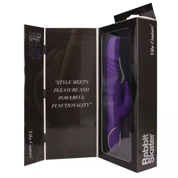 Vibe Couture - zajčji vibrator z gibljivo funkcijo - lila