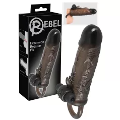 Rebel - vibracijski penis tulec - 19 cm