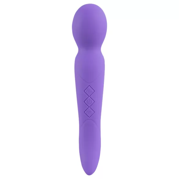 SMILE Wand - vibrator za masažo z 2 motorjema - vijolična