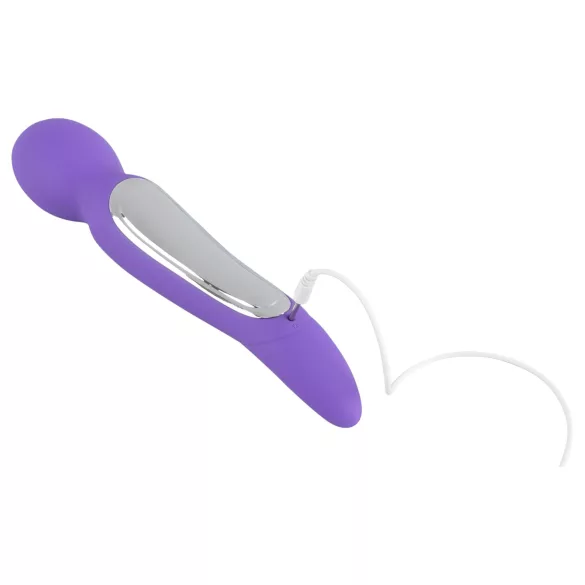 SMILE Wand - vibrator za masažo z 2 motorjema - vijolična