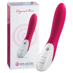 mystim - vibrator z dvojnim motorjem - roza
