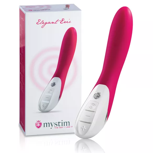 mystim - vibrator z dvojnim motorjem - roza