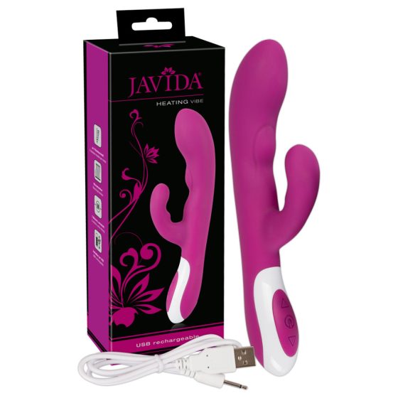 Javida - Akumulatorski, ogrevan klitorisni vibrator (blackberry)