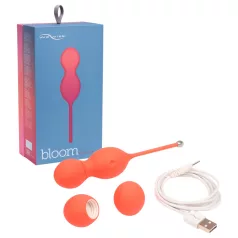  We-Vibe Bloom - vaginalna kroglica z zamenljivimi utežmi - oranžna