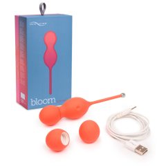   We-Vibe Bloom - Gekonska žogica na baterije z zamenljivimi utežmi (oranžna)