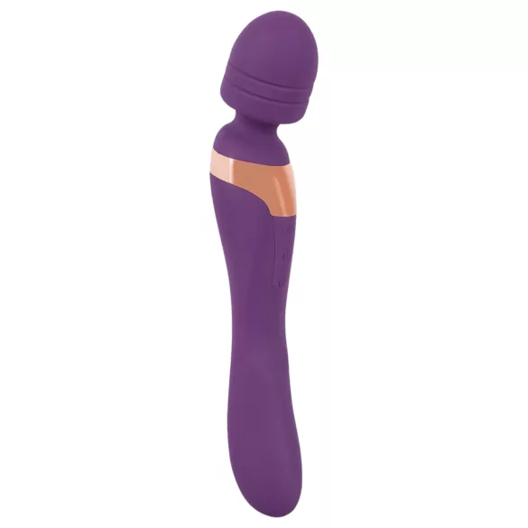 Javida Double - masažni vibrator - dvojna stimulacija - vijoličen
