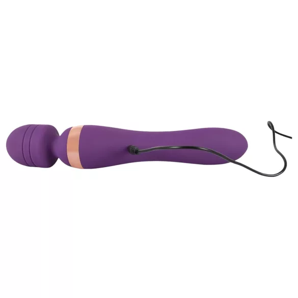 Javida Double - masažni vibrator - dvojna stimulacija - vijoličen