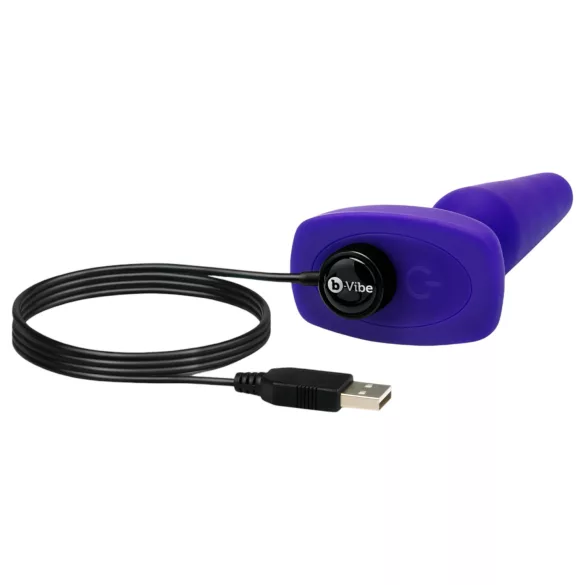 b-Vibe trio - 3-motorski analni vibrator (vijoličen)