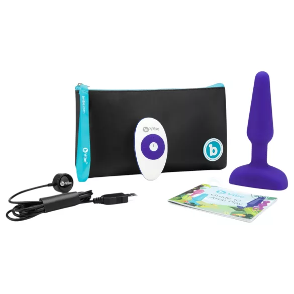b-Vibe trio - 3-motorski analni vibrator (vijoličen)