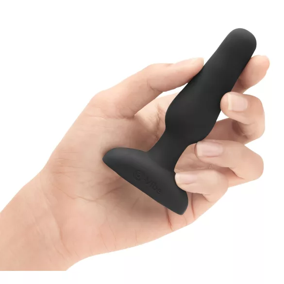 b-Vibe Novice - analni vibrator za začetnike - črna