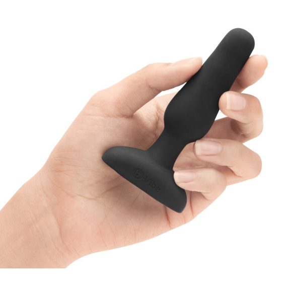 b-Vibe Novice - analni vibrator za začetnike (črn)