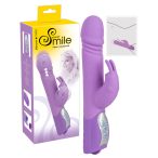 SMILE Push - potiskalnik, vibrator z bodico (vijolična)