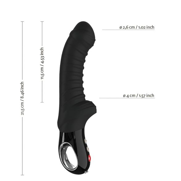 Fun Factory Tiger G5 - vodoodporen vibrator za točko G (črn)