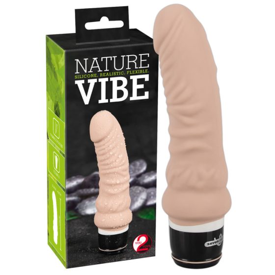 You2Toys - Nature Vibe - silikonski vibrator (naravni)